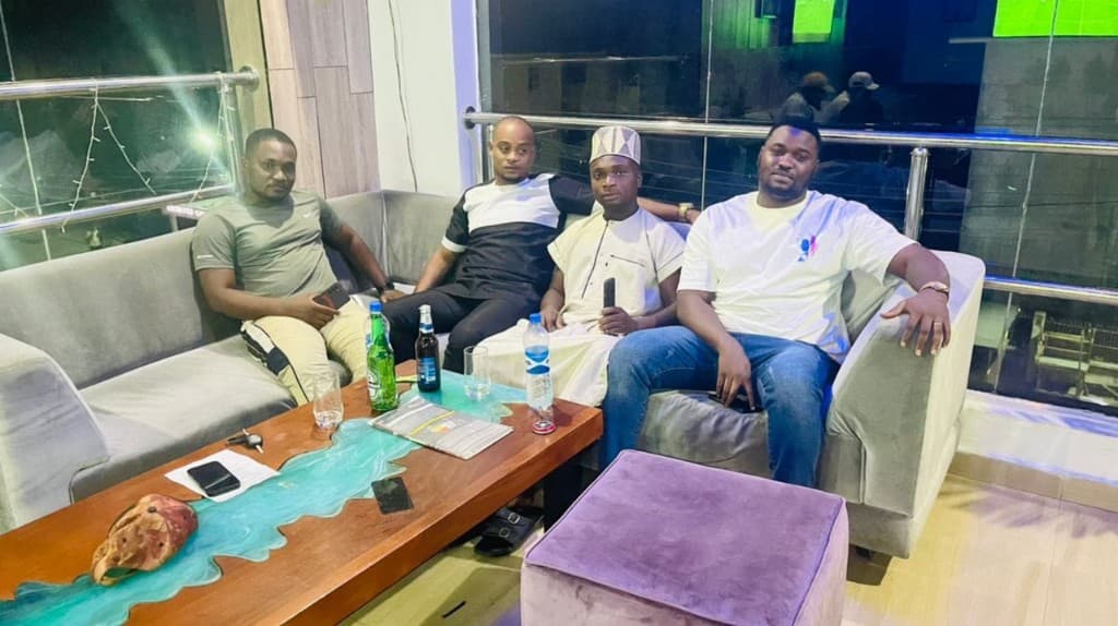 Men of Prudence founders at a club lounge