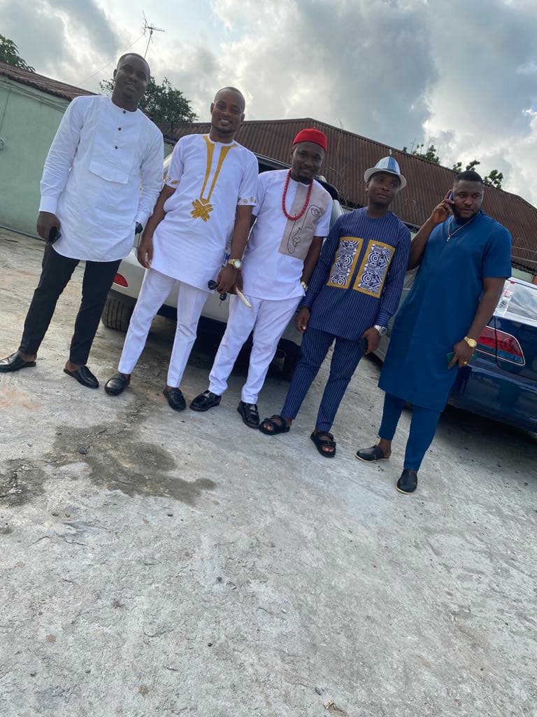 Men of Prudence founders in traditional attire